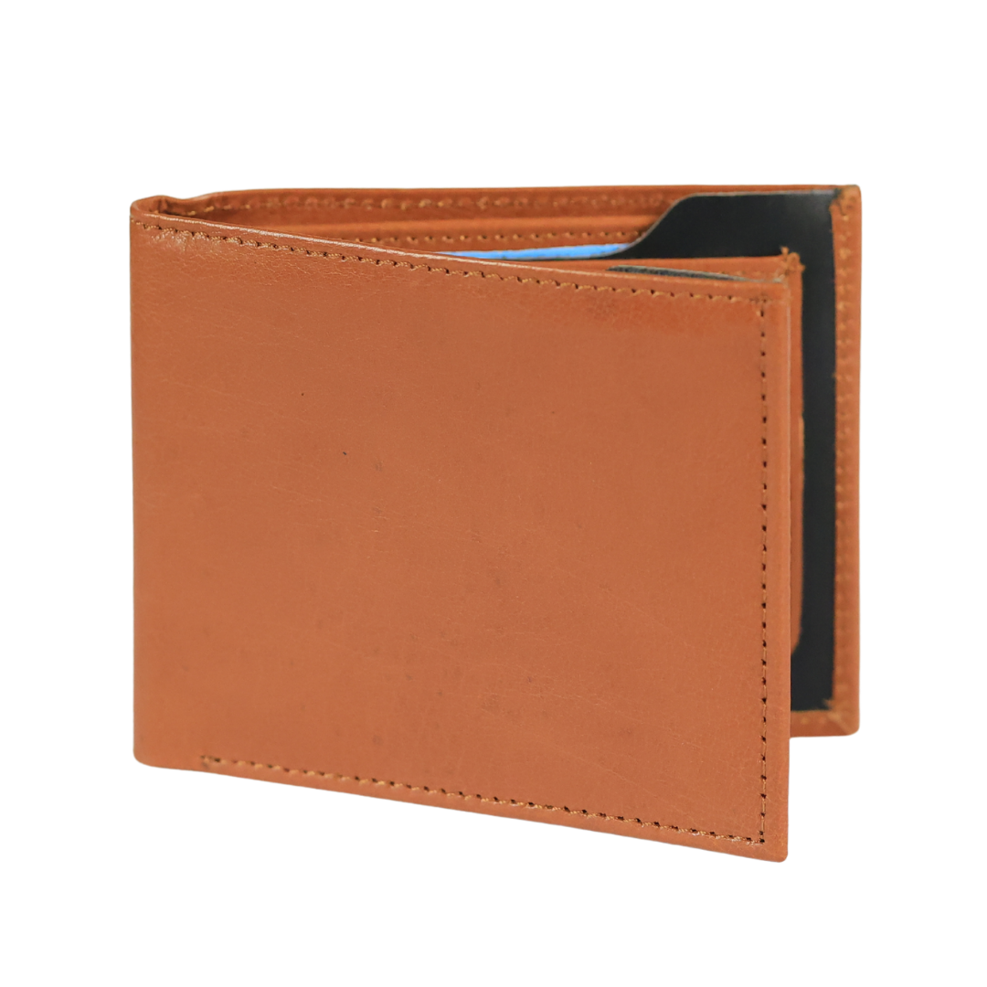 Two-Tone Full Leather Bifold Wallet - Image 2