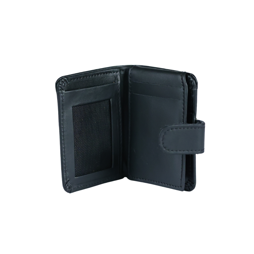 Secure Trifold Wallet with Snap Closure - Image 2