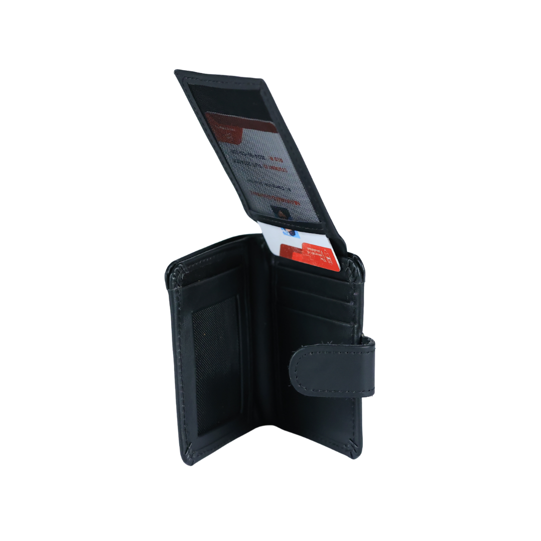 Secure Trifold Wallet with Snap Closure - Image 5