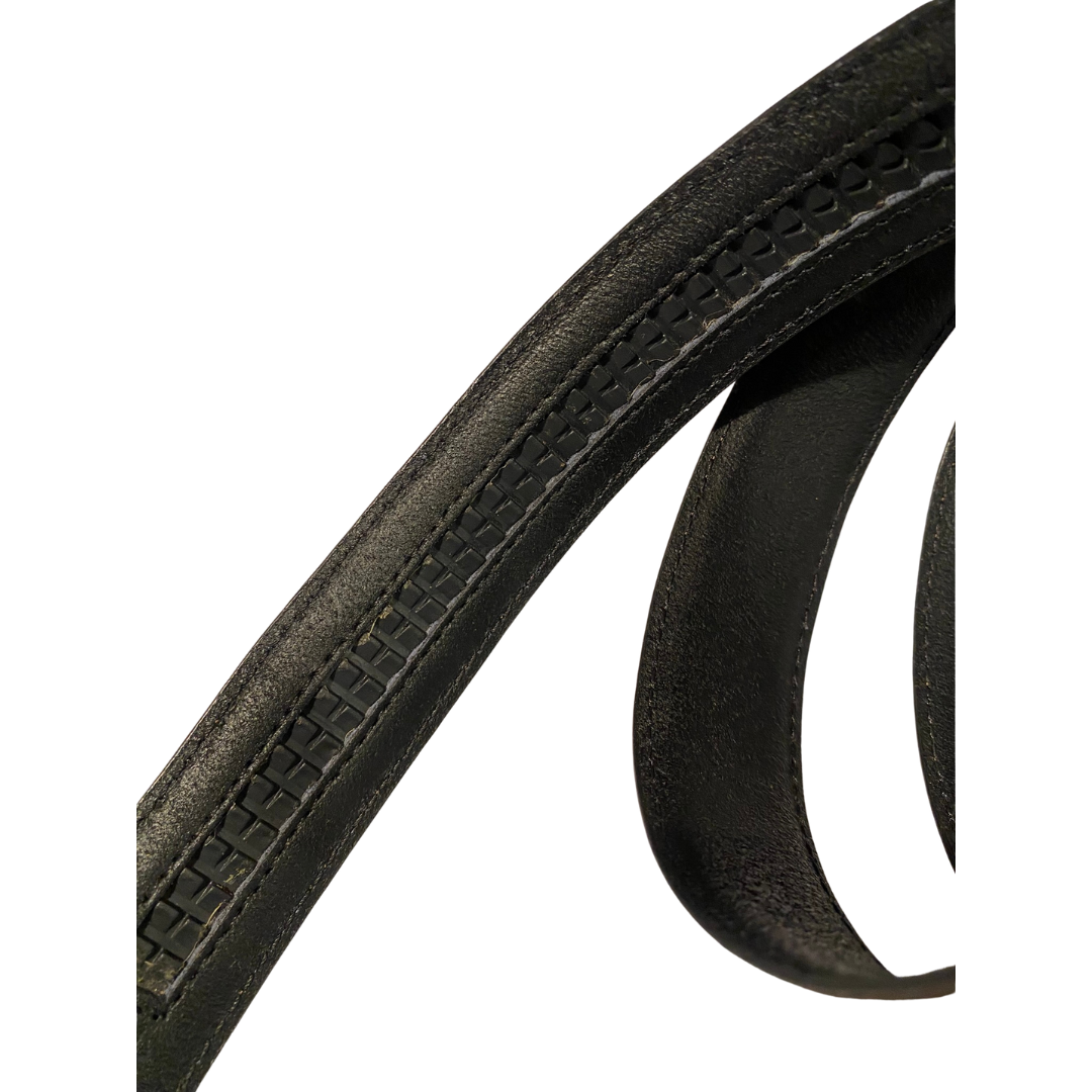 Autolock Full-Grain Leather Dress Belt - Micro-Adjustable - Image 2
