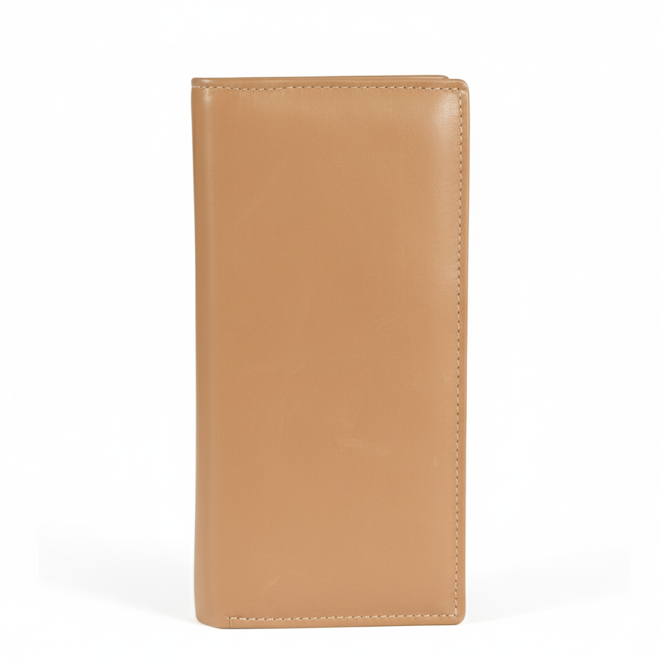 Long Wallet with 12 Card Slots - Full-Grain Cow Leather