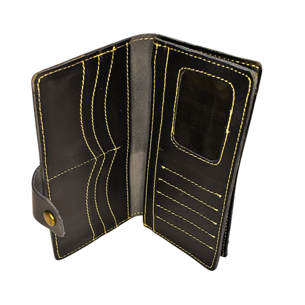 black long wallet