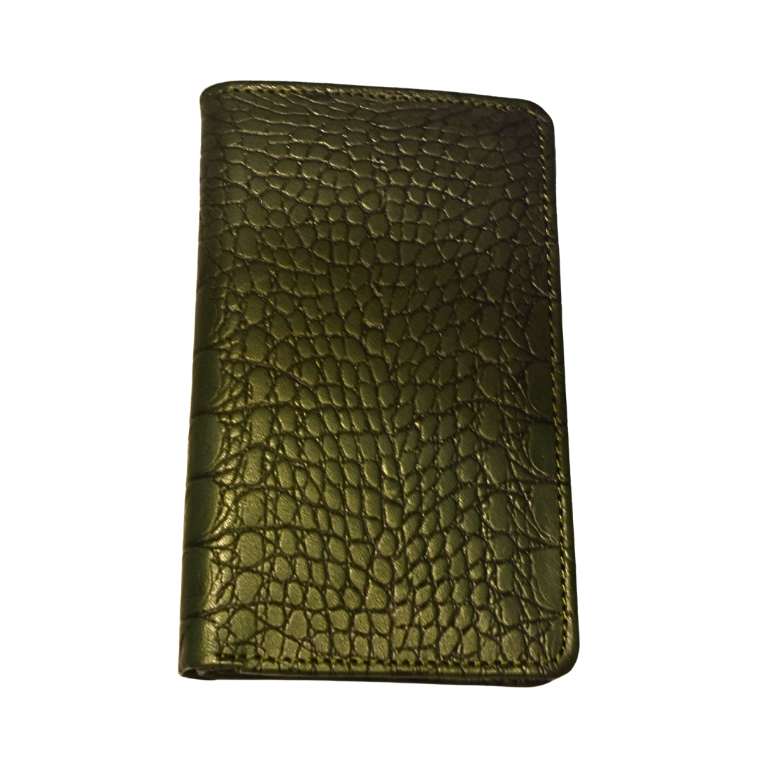 green long wallet