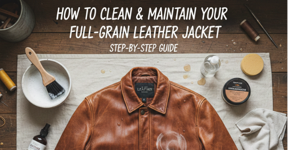 clean & maintain leather jacket