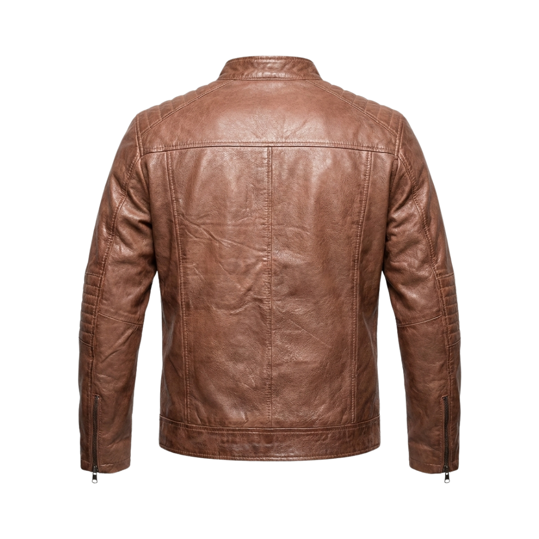 Premium Sheep Leather Jacket - Image 2