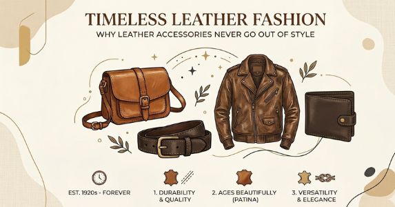 timeless leather fashion